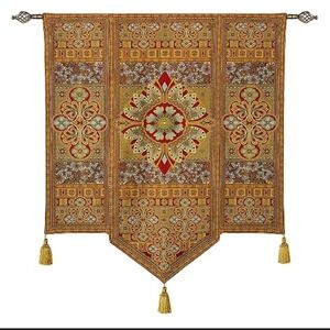 Aubelin Tapestry Moroccan Style I Fine Art Tapestry Wall Hanging size 54"x64"
